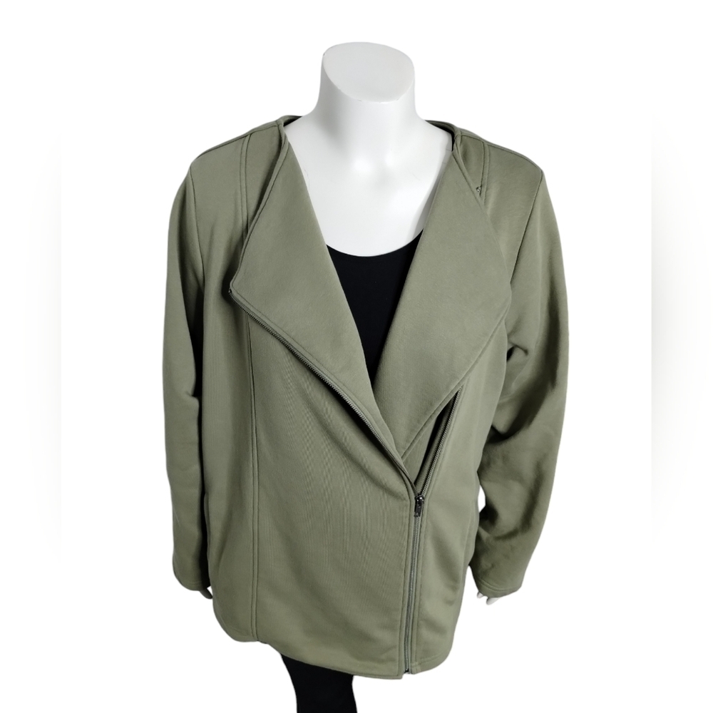 The Drop Women's Caralynmirand Long-Sleeve Knit Moto Grunge Spring Jacket 3XL